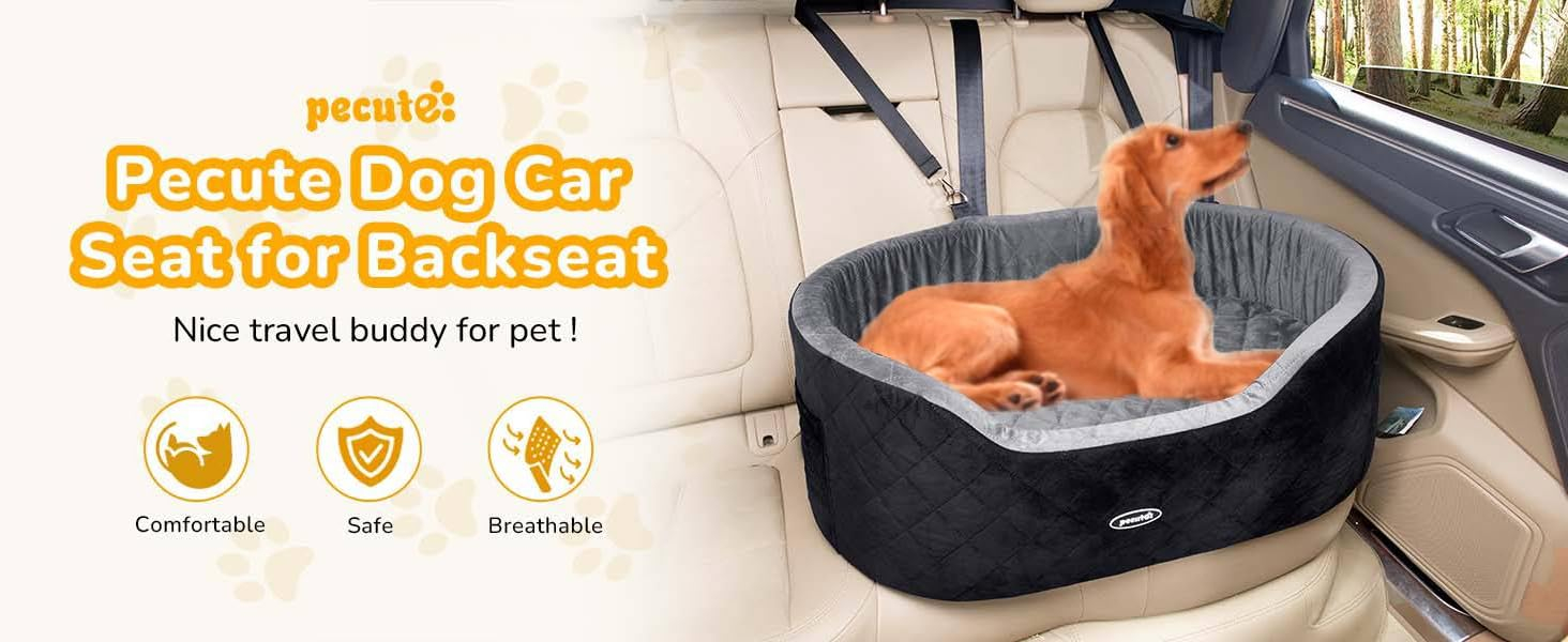 large dog car bed
