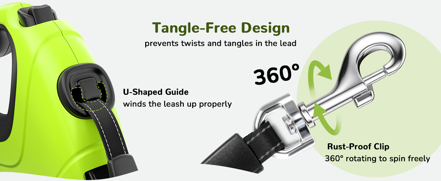 long retractable dog leash