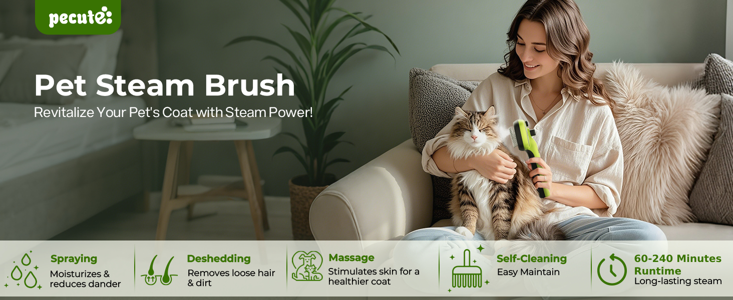 cat steam brush